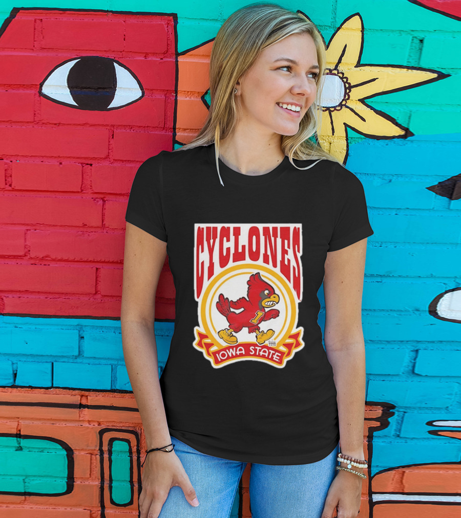 Iowa State Cyclones NCAA 1978 Mascot Bird T-Shirt