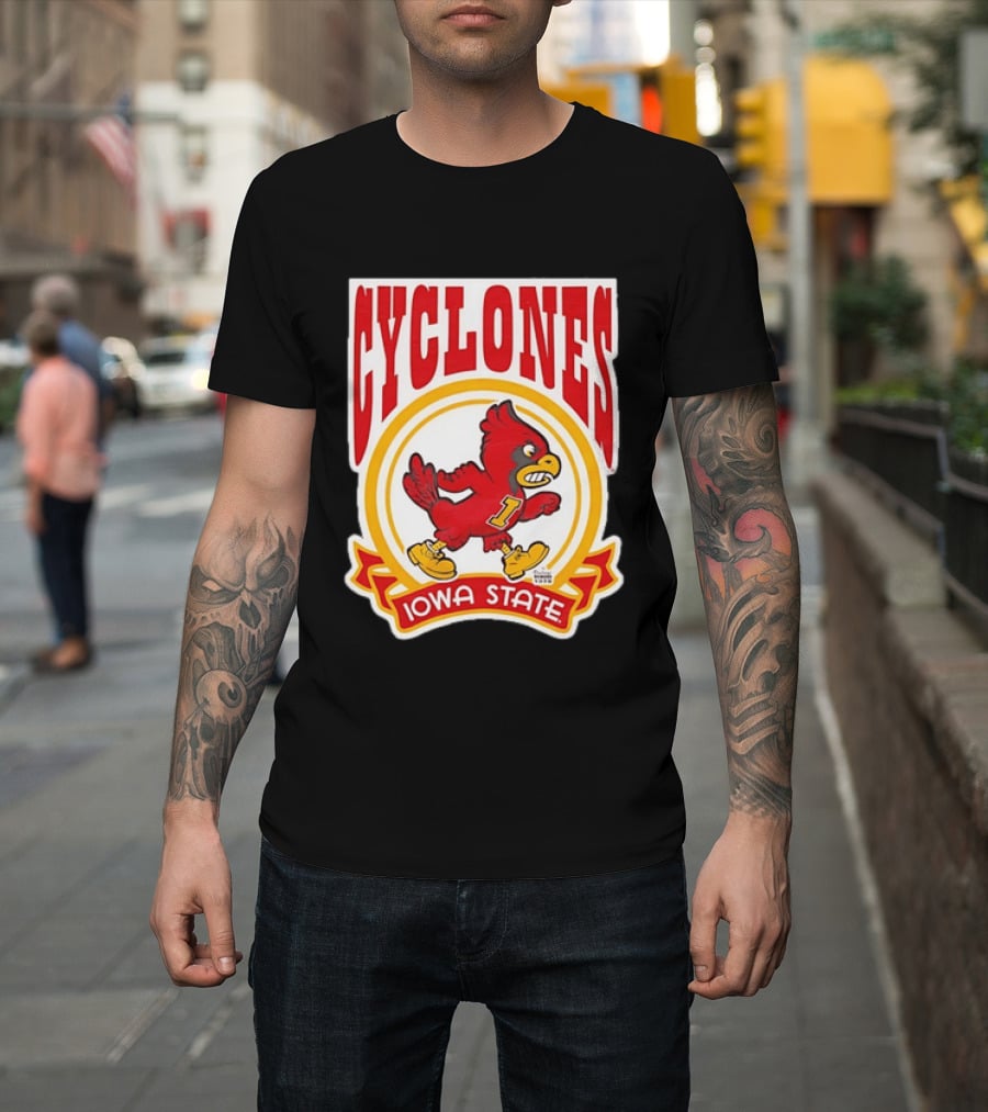 Iowa State Cyclones NCAA 1978 Mascot Bird T-Shirt