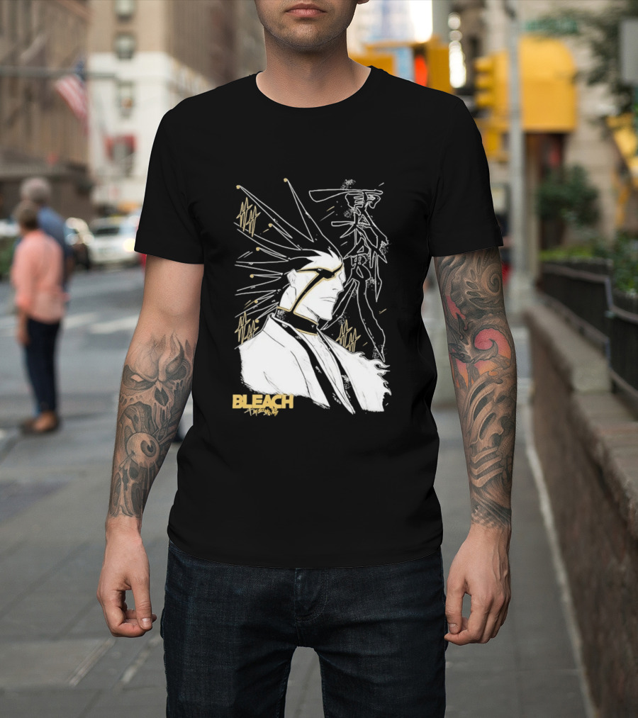 Kenpachi Zaraki Bleach Thousand Year Blood War Fan Art Character Sketch T-Shirt
