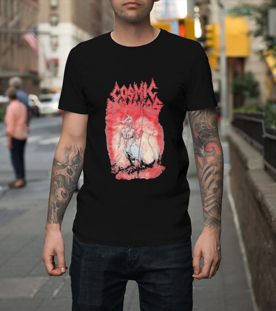 Cosmic Psychos Devil Kangaroo Australian Punk T-Shirt