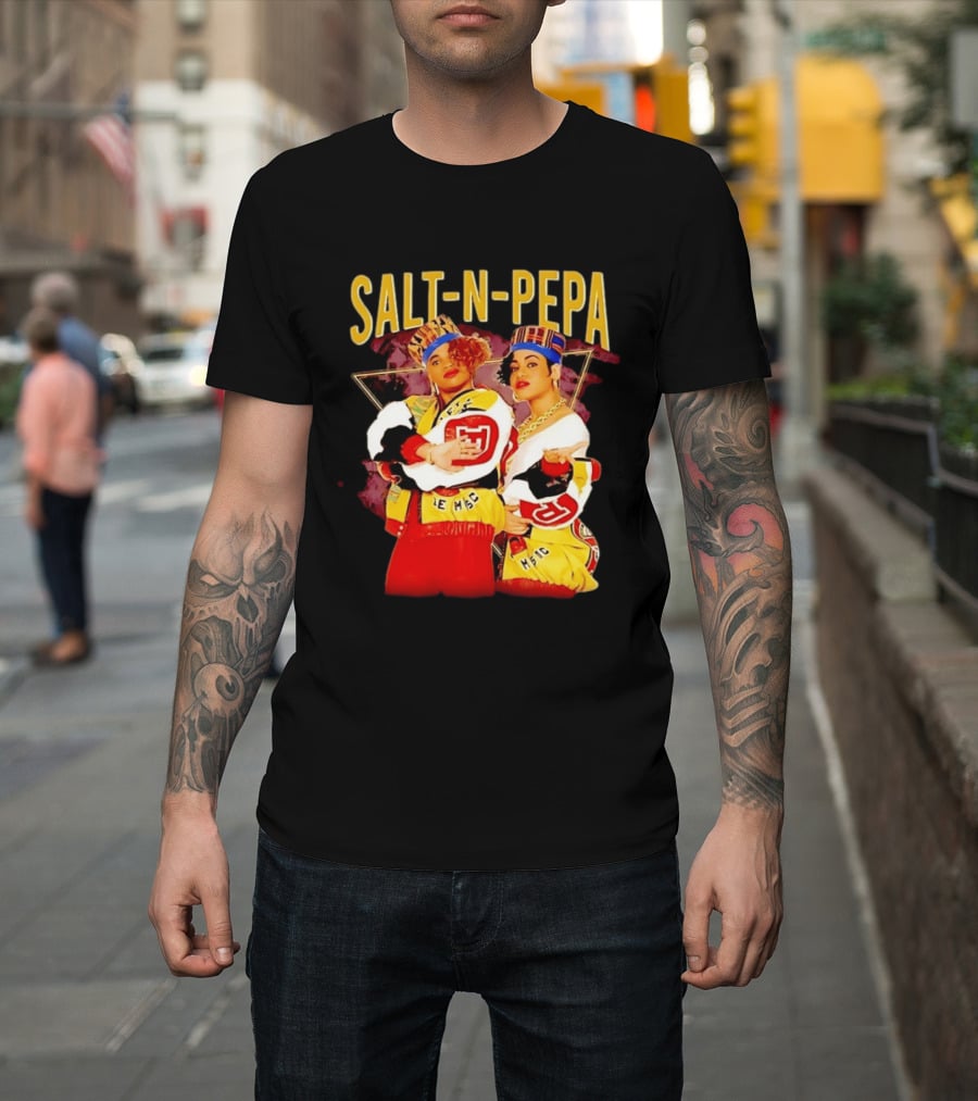 Salt N Pepa Iconic 90s Hip Hop Fashion T-Shirt