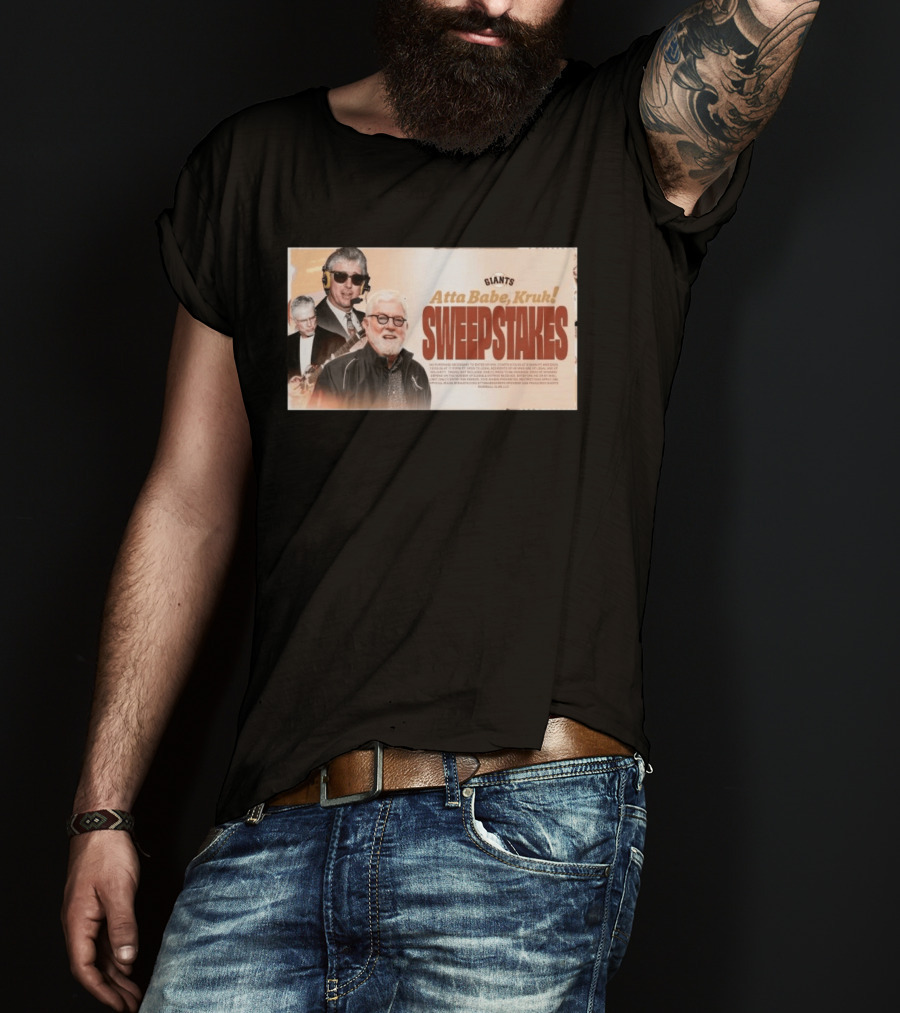 Giants Atta Babe Kruk Sweepstakes T-Shirt