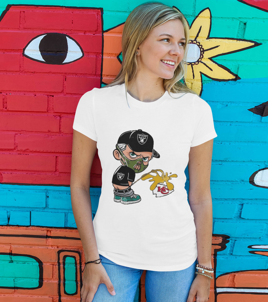 Las Vegas Raiders Fan Prank On Kansas City Chiefs Rivalry T-Shirt