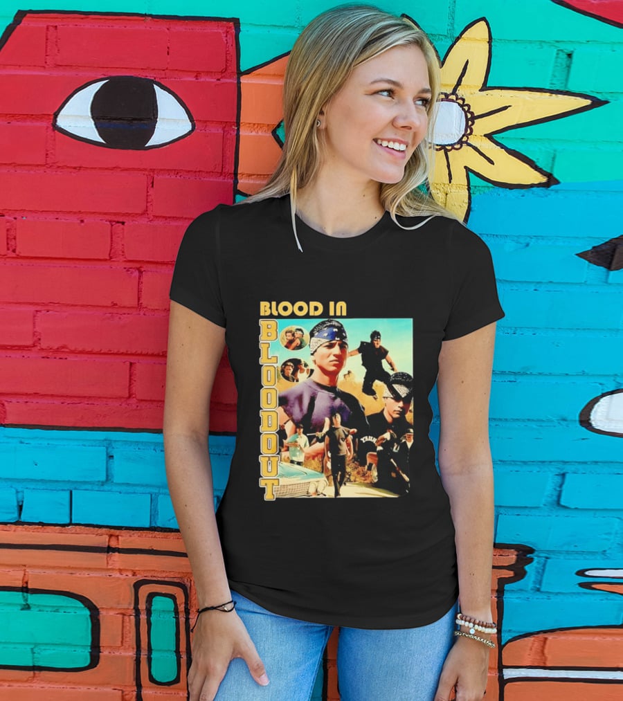 Blood In Blood Out 90s Cult Classic Movie T-Shirt