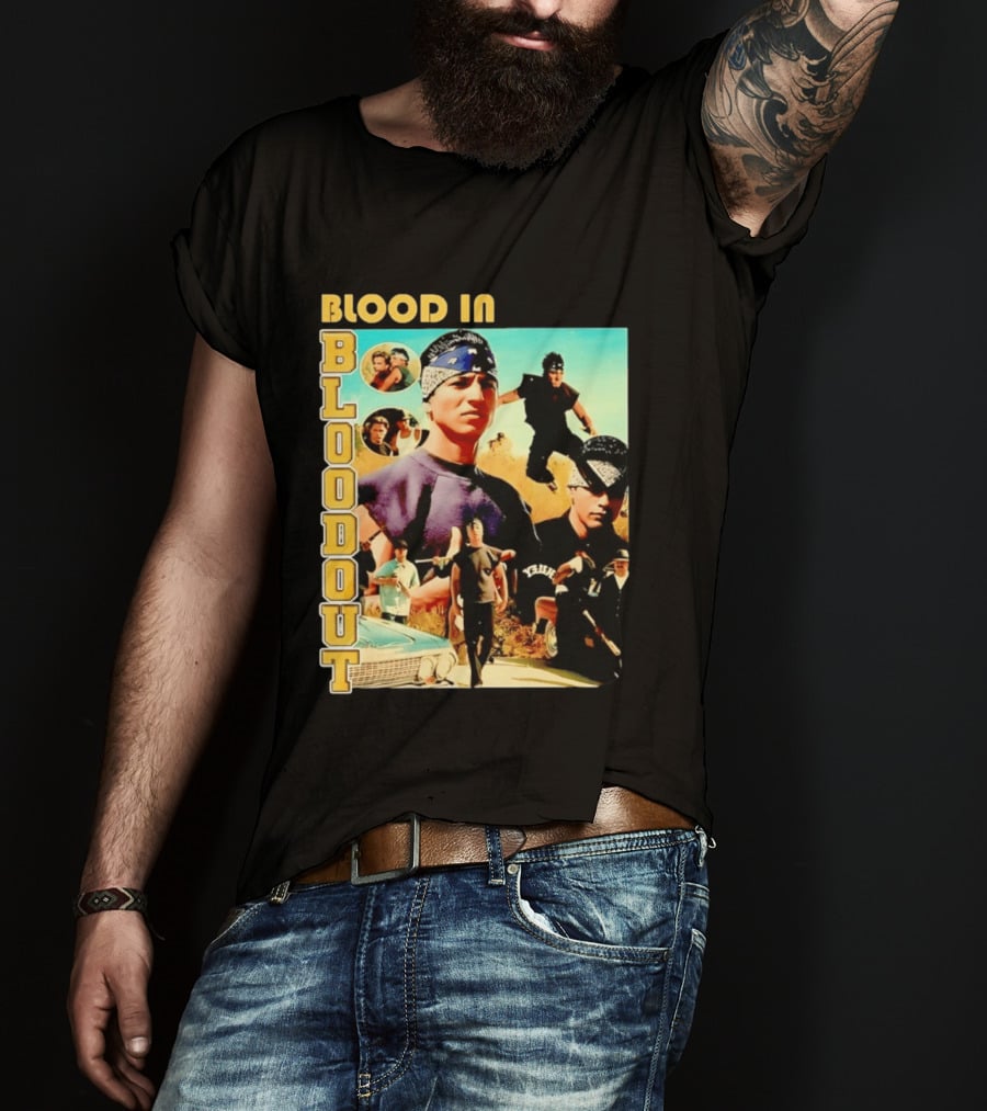 Blood In Blood Out 90s Cult Classic Movie T-Shirt
