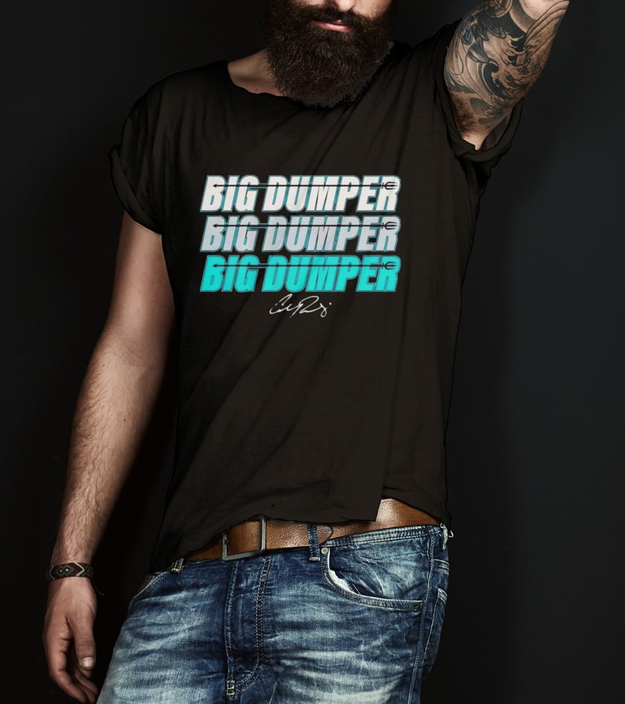 Cal Raleigh Big Dumper Seattle Mariners Baseball Signature T-Shirt