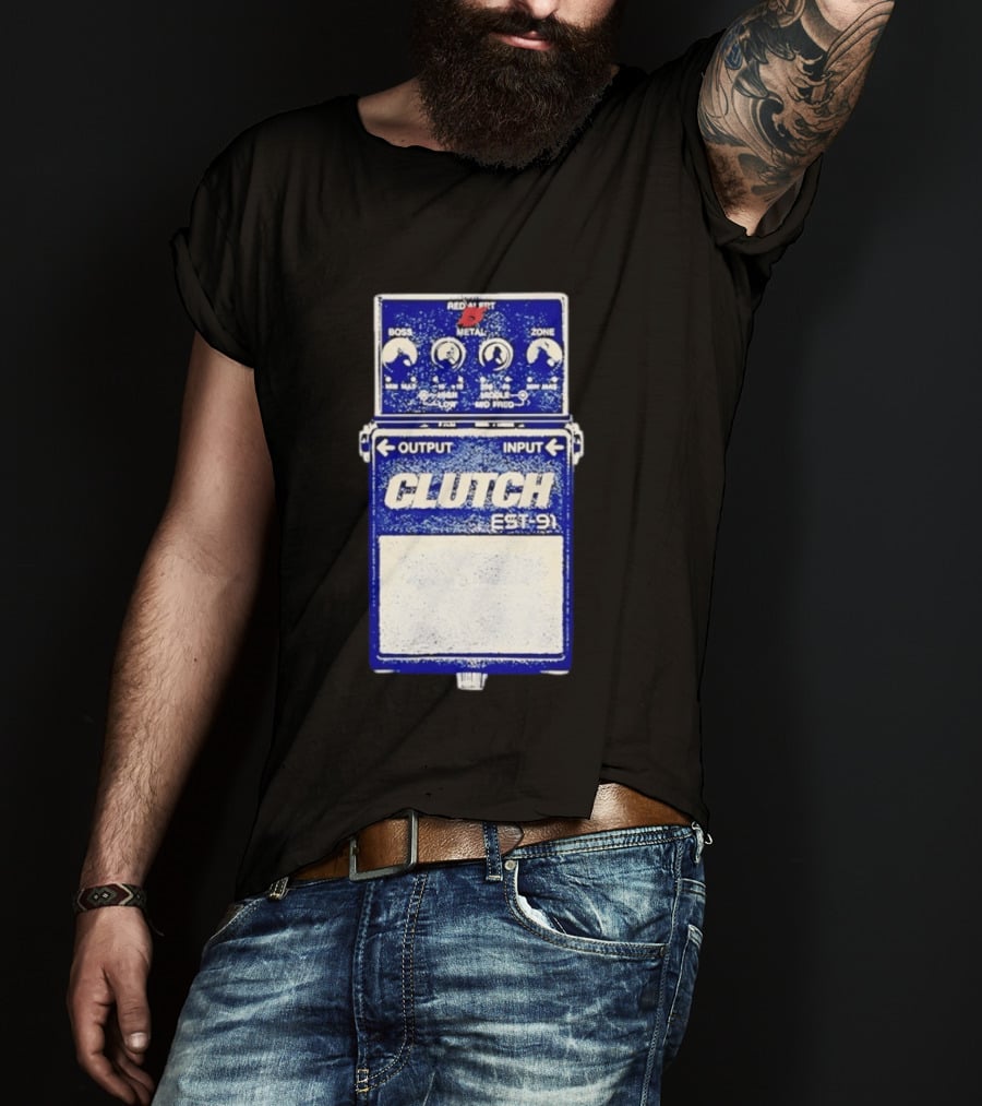 Boss Metal Zone Clutch Est 91 Rock Music Pedal T-Shirt