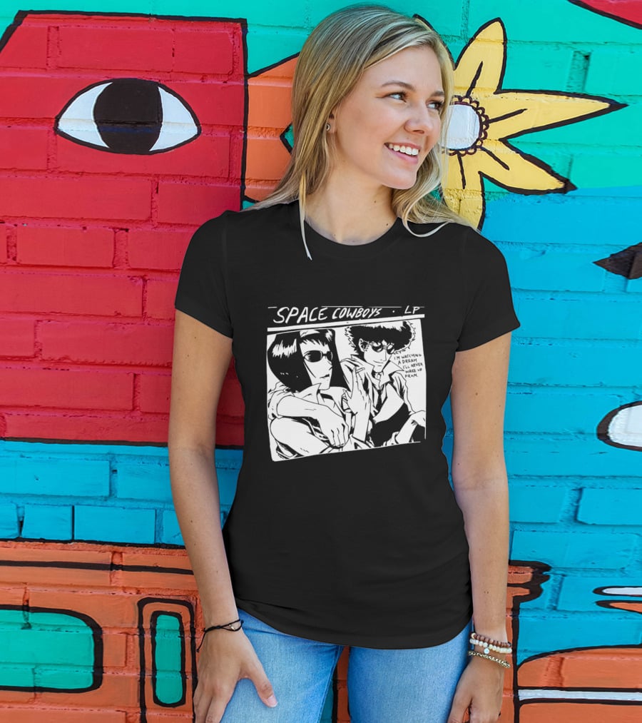 Cowboy Bebop Space Cowboys LP I'm Ing A Dream I'll Never Wake Up From T-Shirt