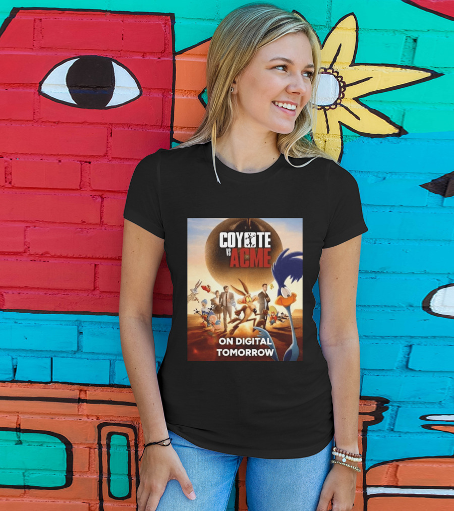 Coyote Vs Acme Digital Release Featuring Iconic Looney Tunes Characters T-Shirt