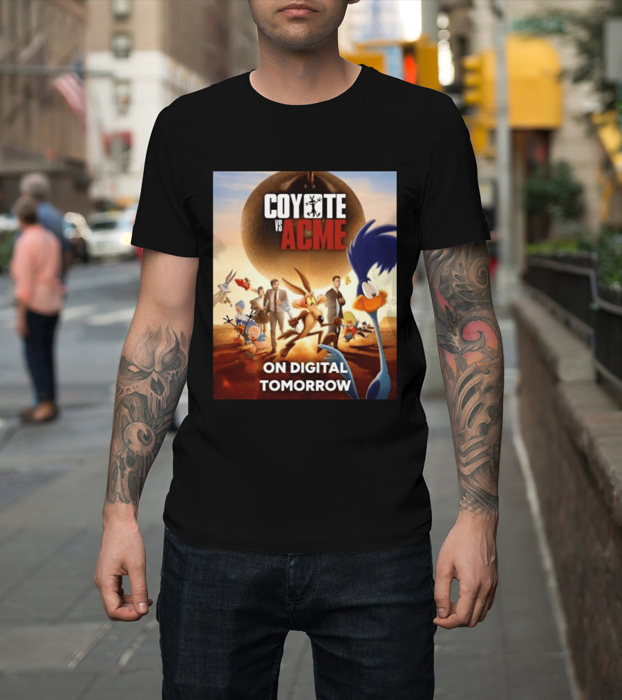 Coyote Vs Acme Digital Release Featuring Iconic Looney Tunes Characters T-Shirt