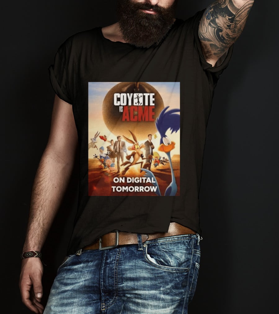 Coyote Vs Acme Digital Release Featuring Iconic Looney Tunes Characters T-Shirt