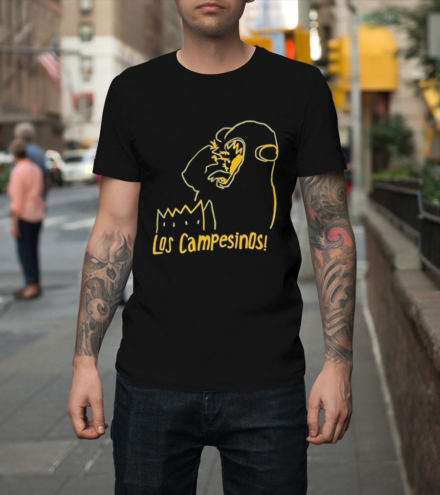Los Campesinos Indie Rock Band Music Bear Castle T-Shirt