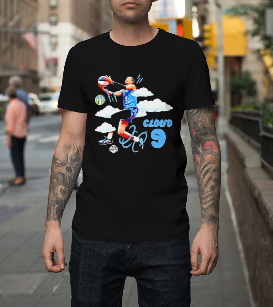 Natasha Cloud 9 Chicago Sky WNBA Basketball T-Shirt