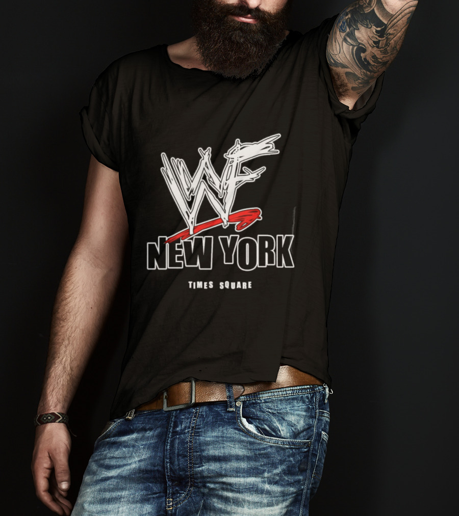 WWF New York Times Square Wrestling Federation T-Shirt