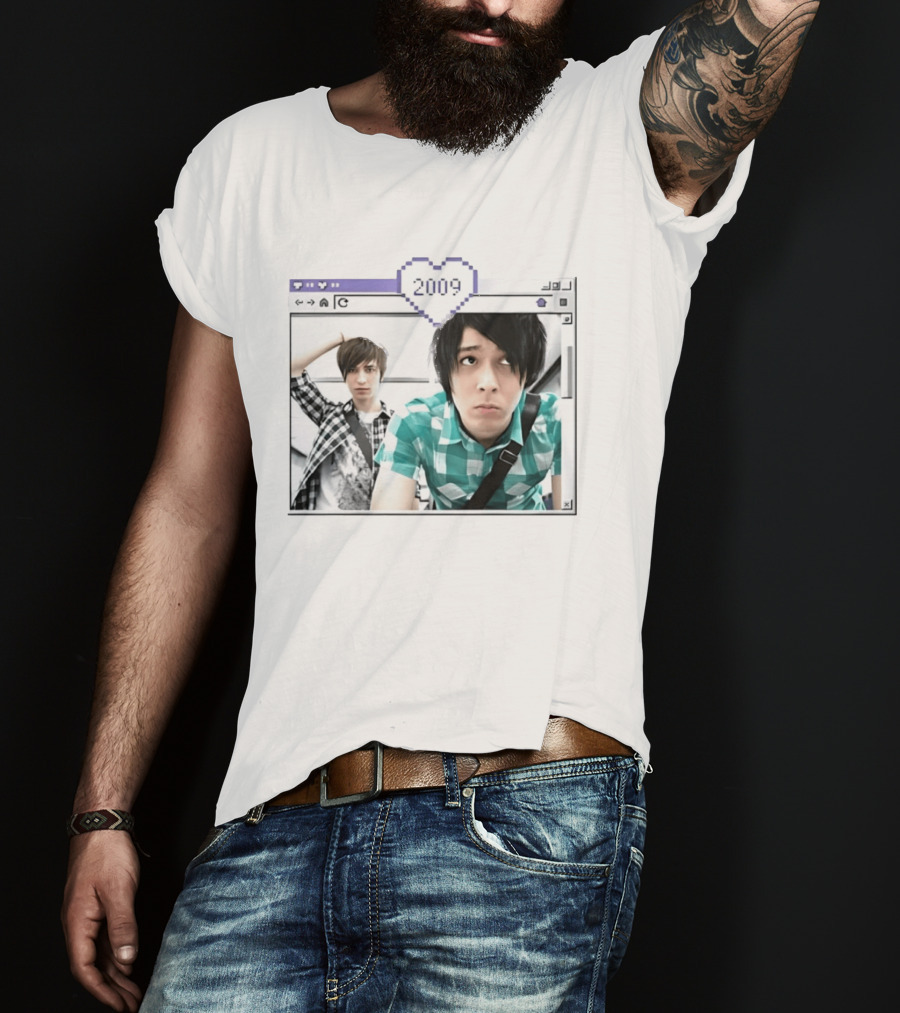 Cobra Starship 2009 Browser Window Pixel Heart Photo Frame T-Shirt
