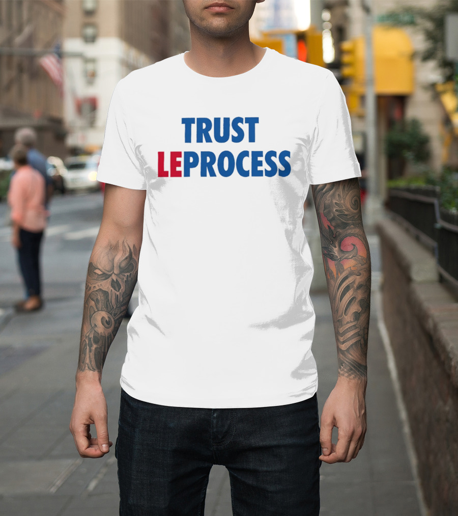 Trust Le Process Philadelphia 76ers Joel Embiid Team T-Shirt