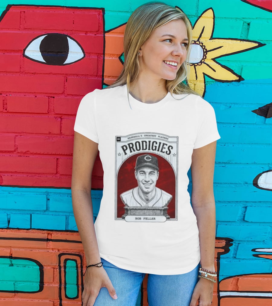 Baseball's Greatest Players Prodigies Bob Feller T-Shirt