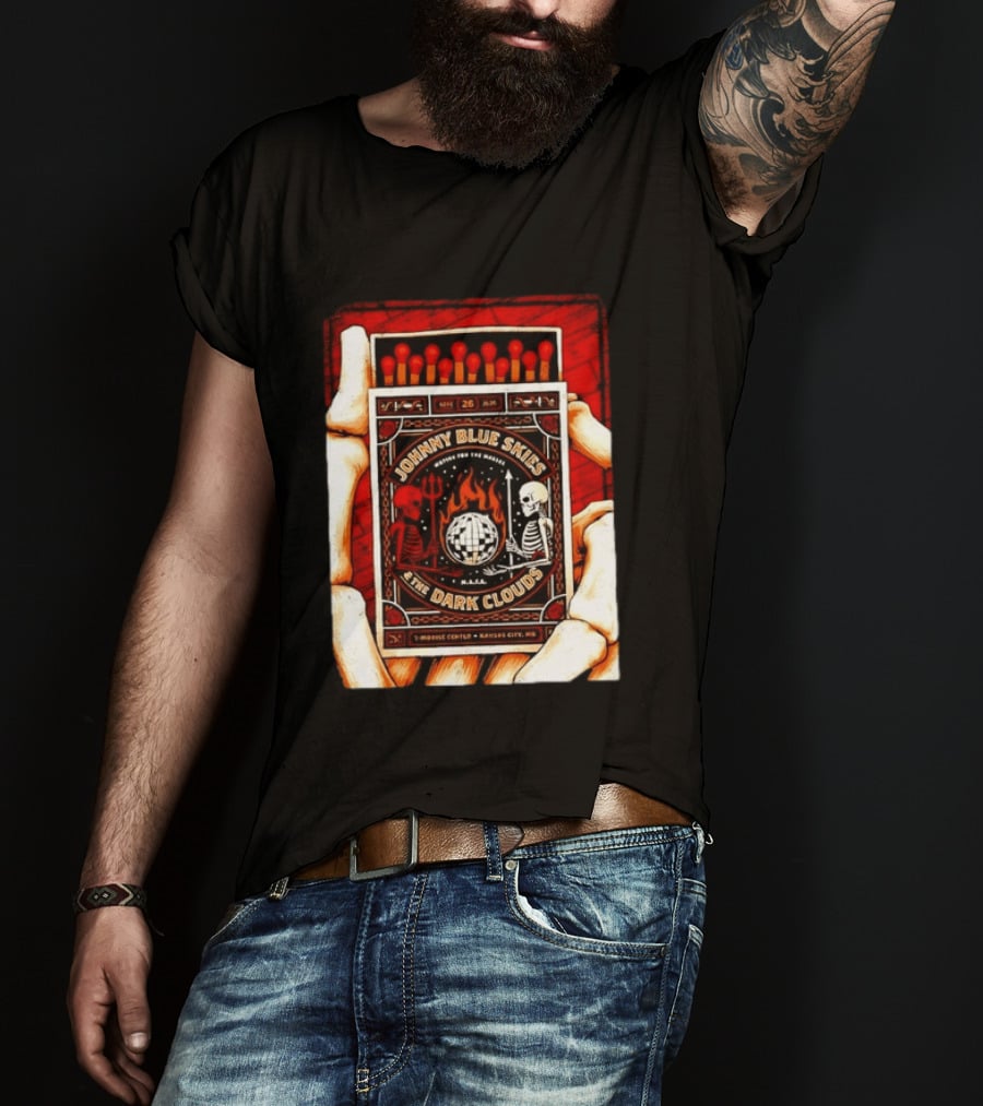 Johnny Blue Skies & The Dark Clouds Mutiny For The Masses Mobile Center Kansas City Sept 26 2026 T-Shirt