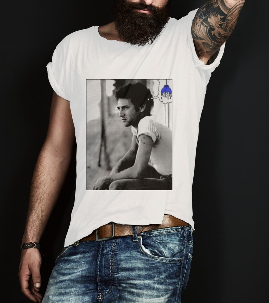 Jack White Hollywood Palladium Los Angeles CA Mon September 28th 2026 Contemplative Man With Blue Thinking Cloud T-Shirt