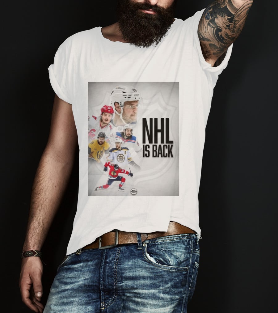 NHL 2026 2027 Is Back Featuring Iconic Players And Teams Like Boston Vegas Florida Carolina T-Shirt
