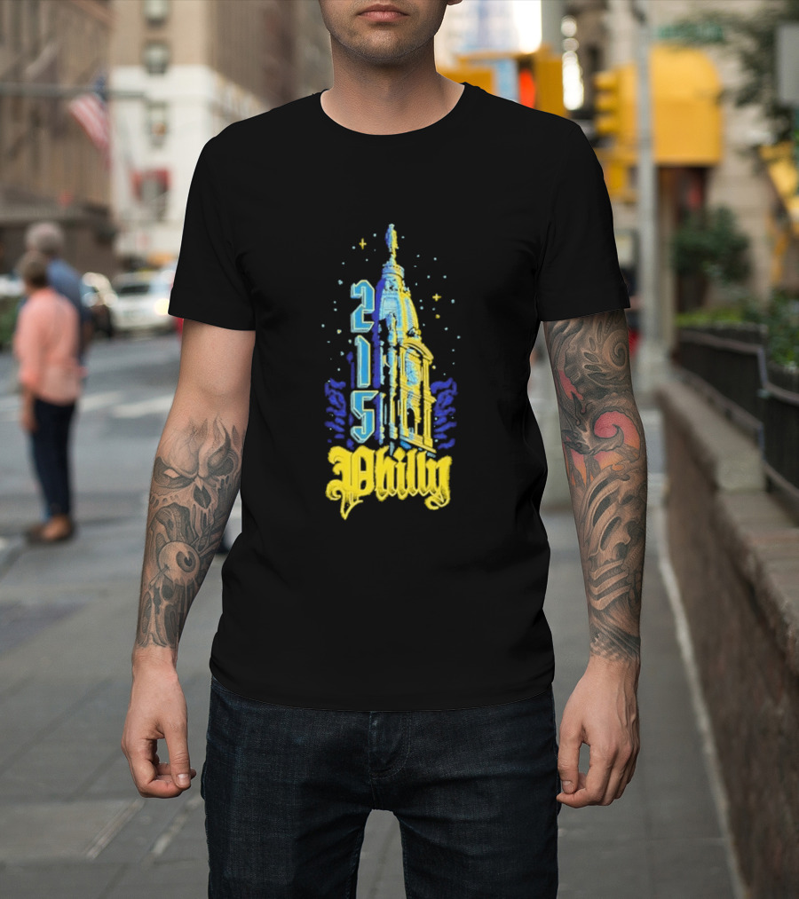 Philly 215 Philadelphia City Connect William Penn Tower T-Shirt