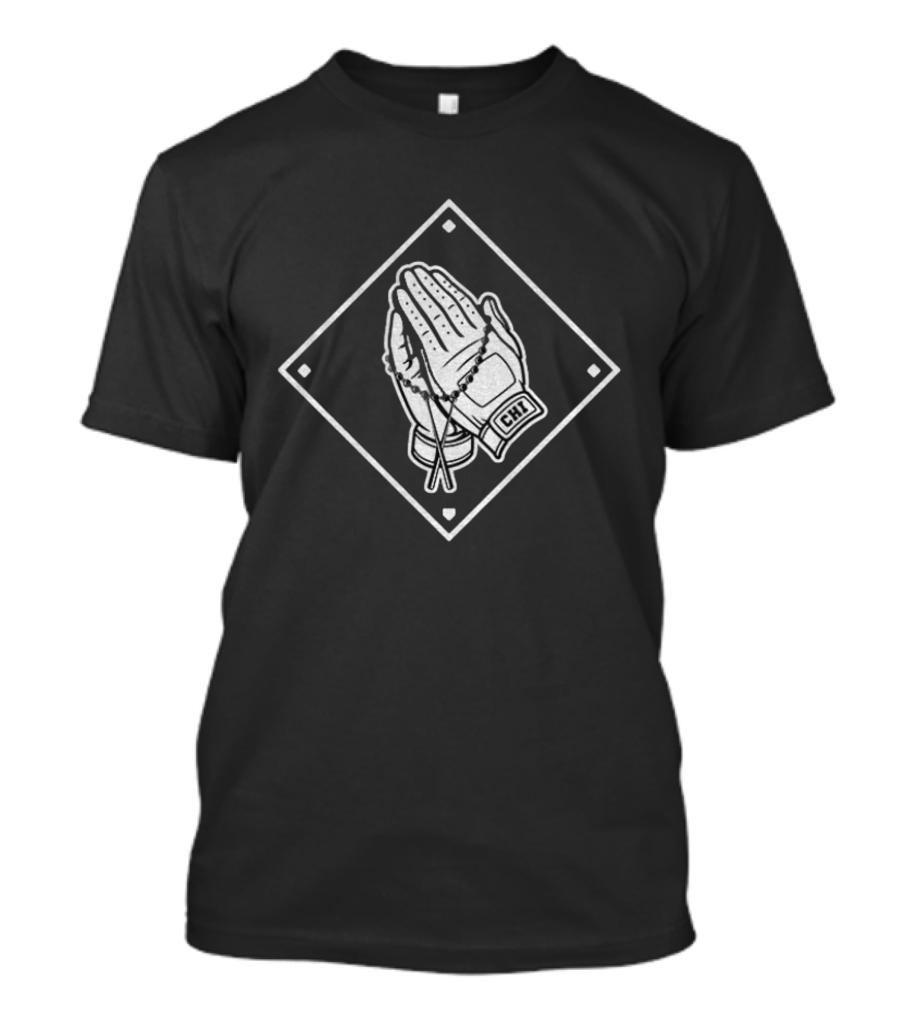 Chicago White Sox CHI Prayer Hands Baseball Glove Blessed T-Shirt