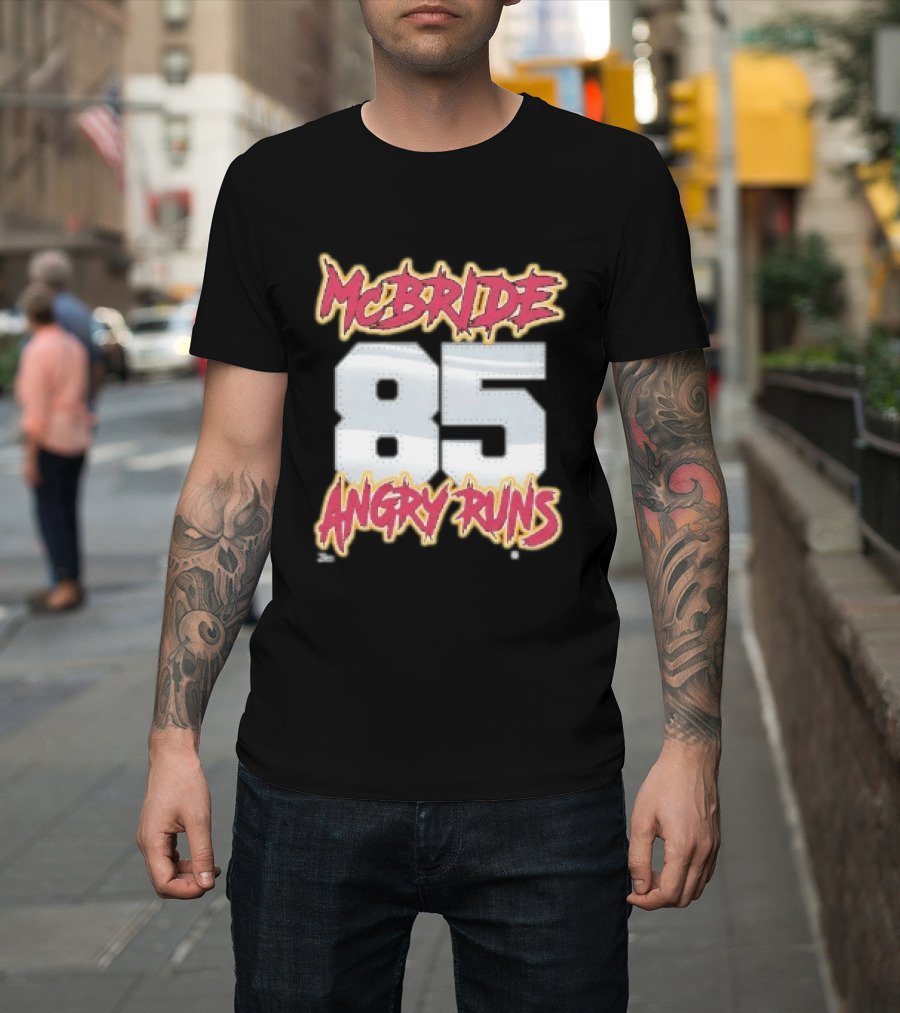 McBride 85 Angry Runs Arizona Cardinals 2026 T-Shirt