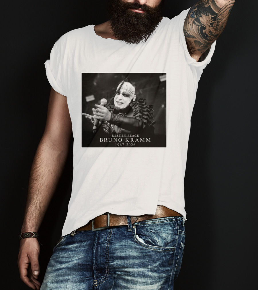Rest In Peace Bruno Kramm 1967 2026 Musician Tribute Memorial T-Shirt