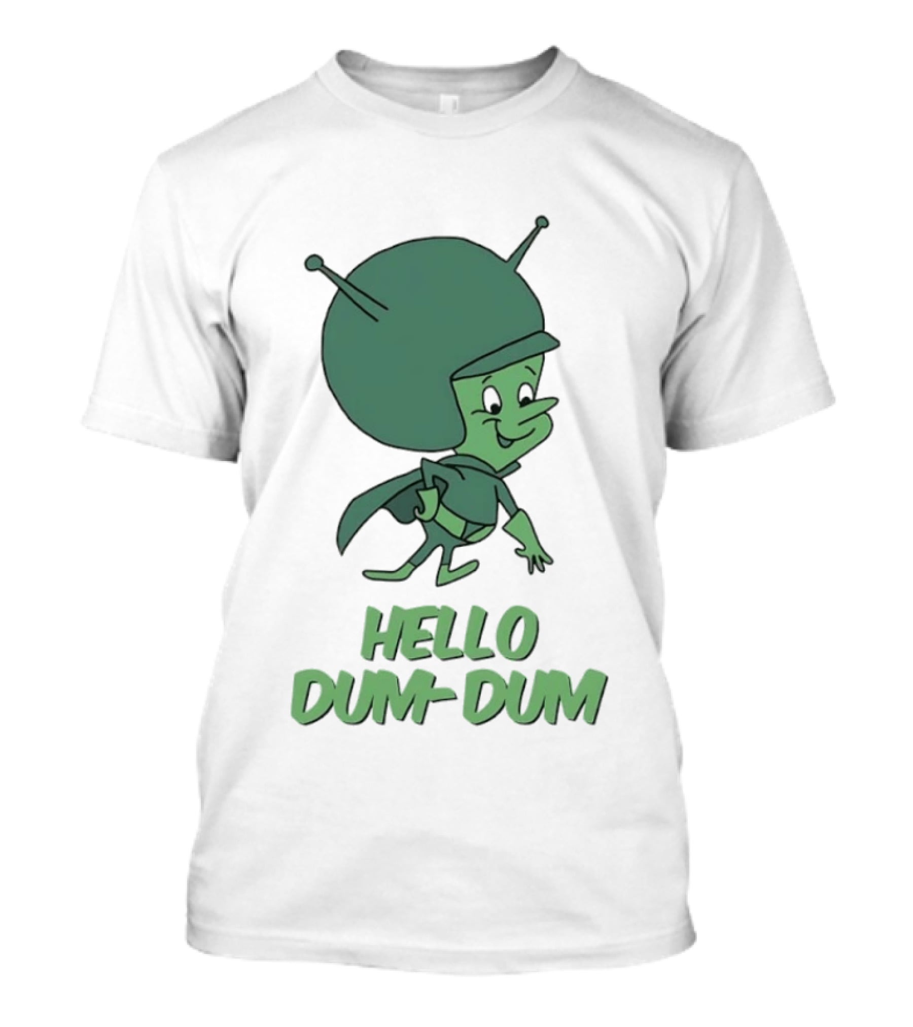 The Great Gazoo Hello Dum Dum Catchphrase The Flintstones Alien T-Shirt