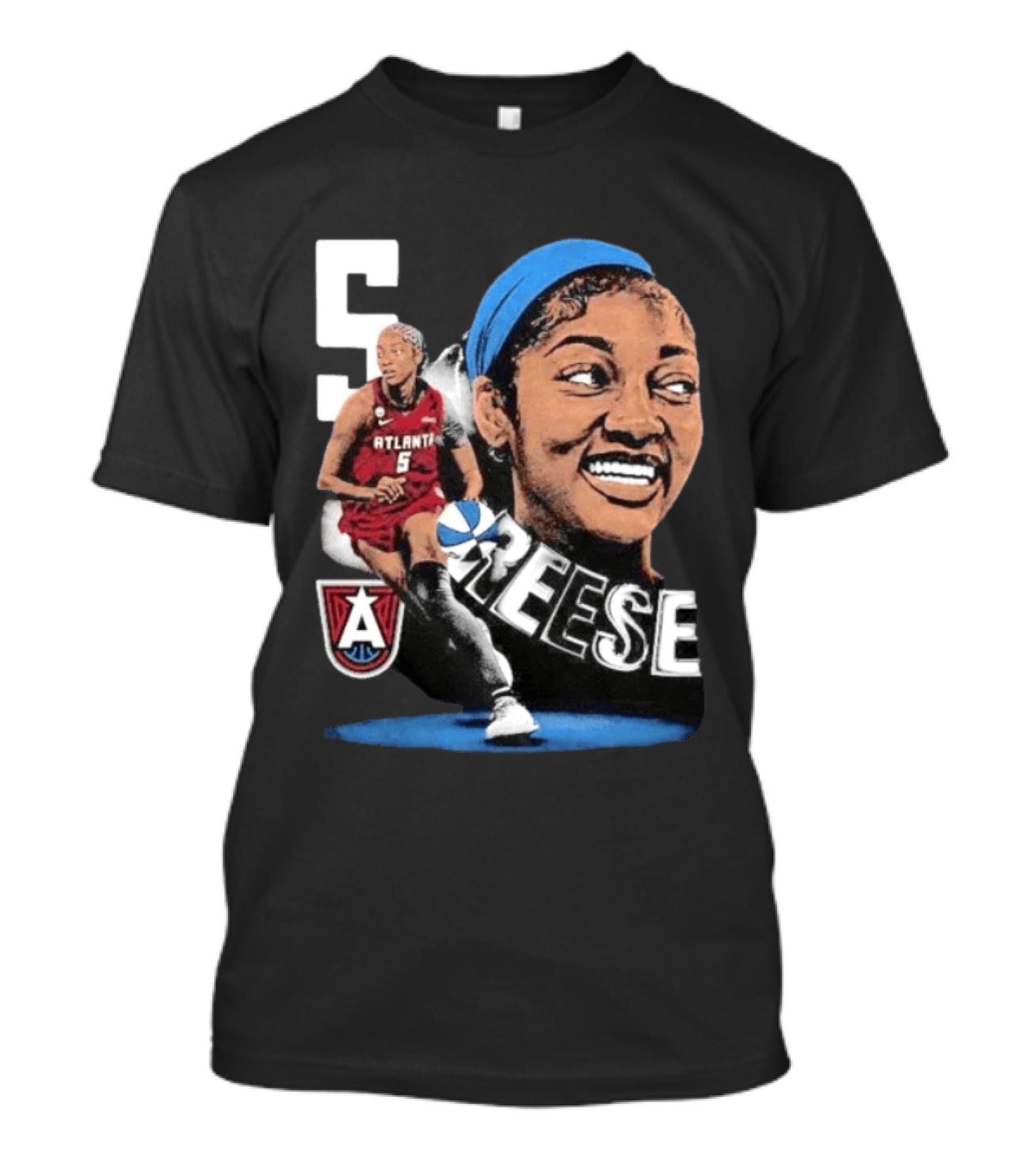 Angel Reese Atlanta Dream Basketball Star Number 5 T-Shirt