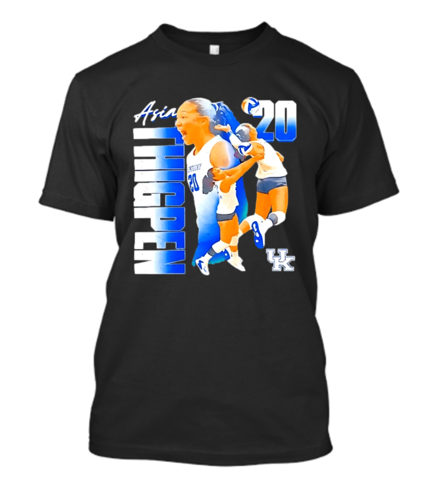 Asia Thigpen Kentucky Volleyball 20 UK Wildcats T-Shirt