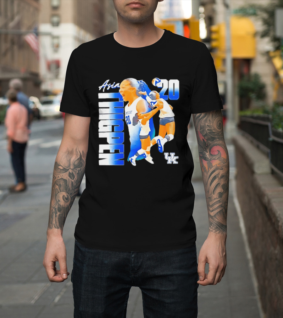 Asia Thigpen Kentucky Volleyball 20 UK Wildcats T-Shirt