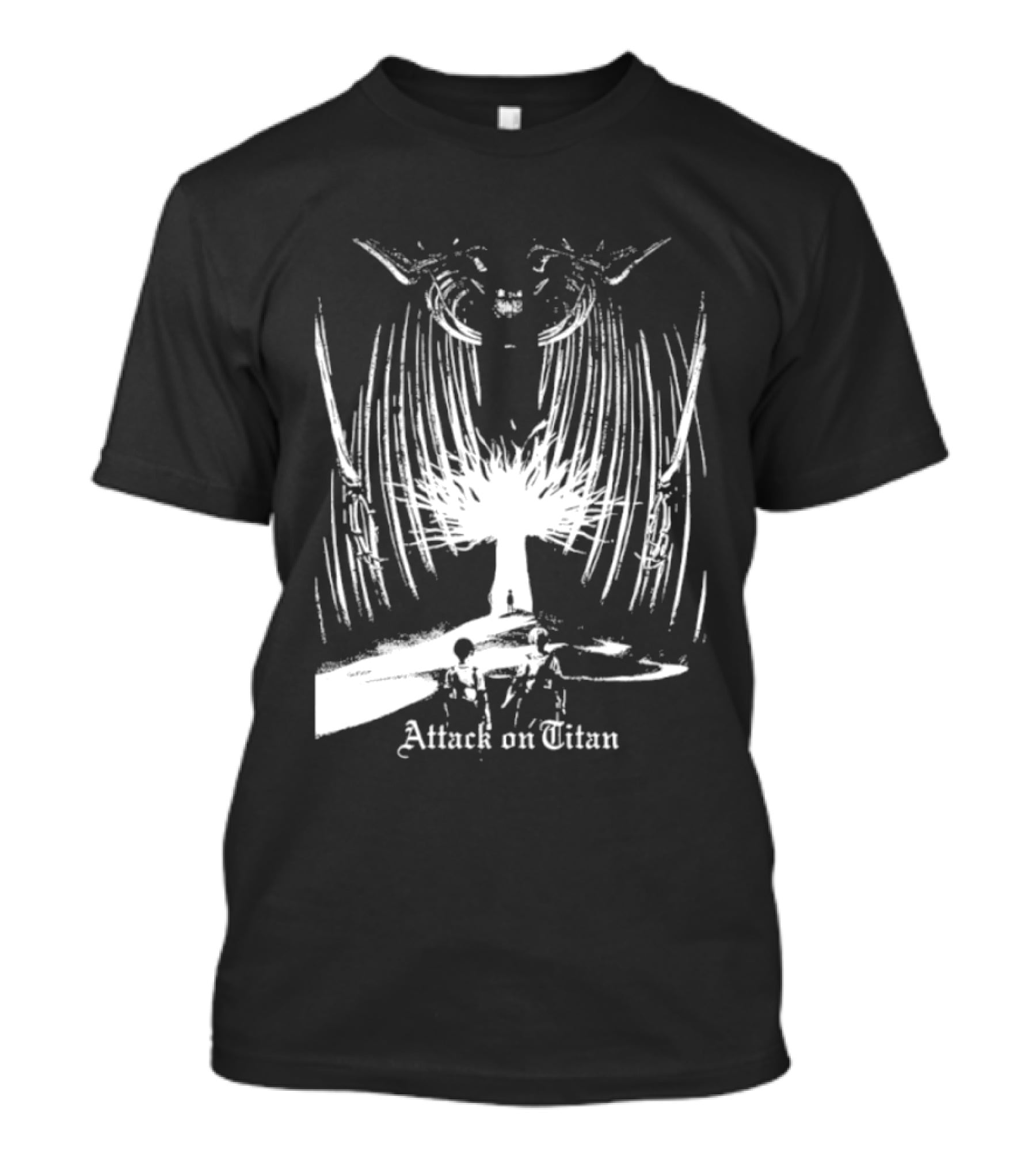 Attack On Titan Paths And Founding Titan Eren Jaeger Yggdrasil Tree T-Shirt