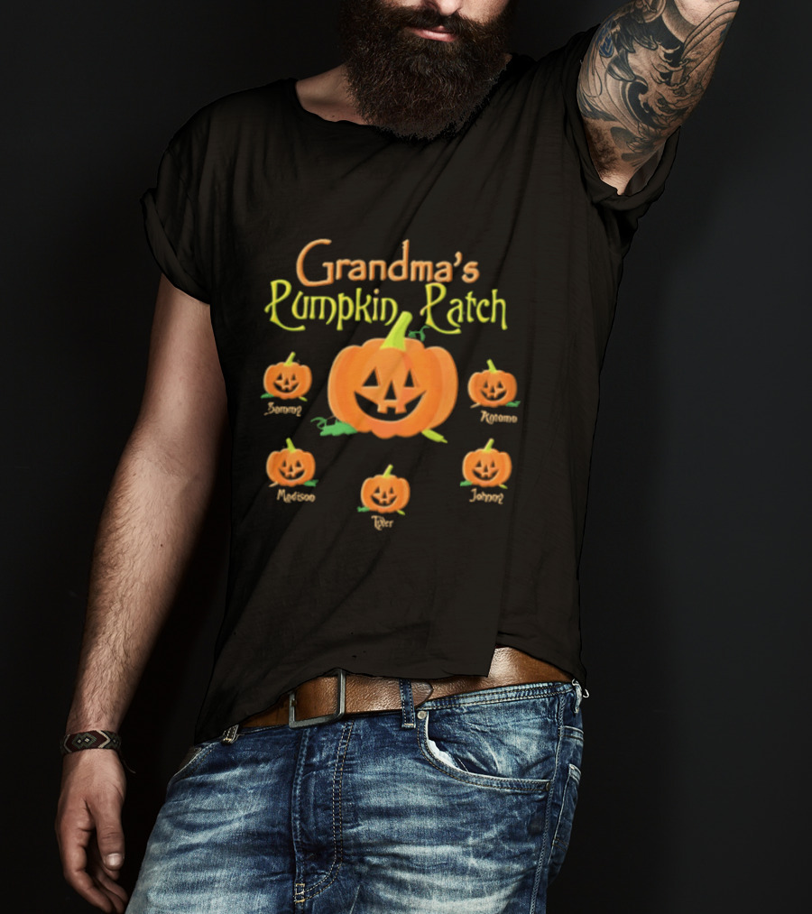 Grandma's Pumpkin Patch Kansas City Chiefs Sammy Katano Madison Johnny Tank Tyler T-Shirt