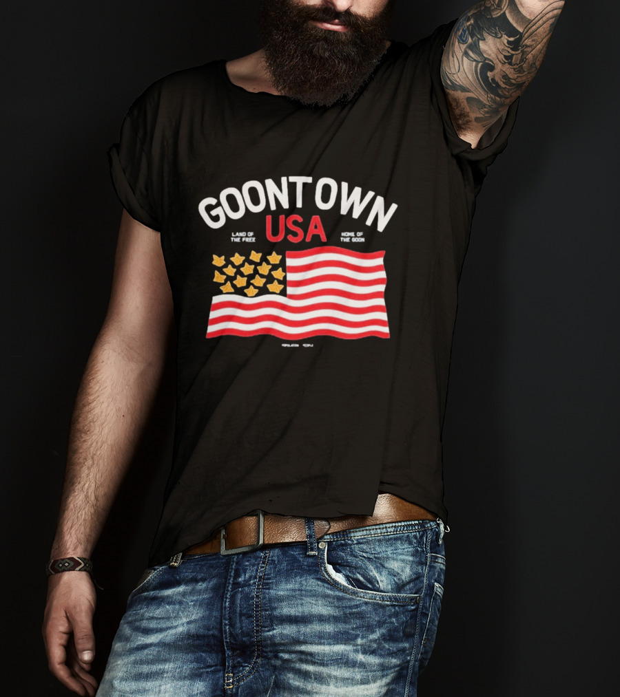 Goontown USA Mullet Review Home Of The Goon Flag T-Shirt