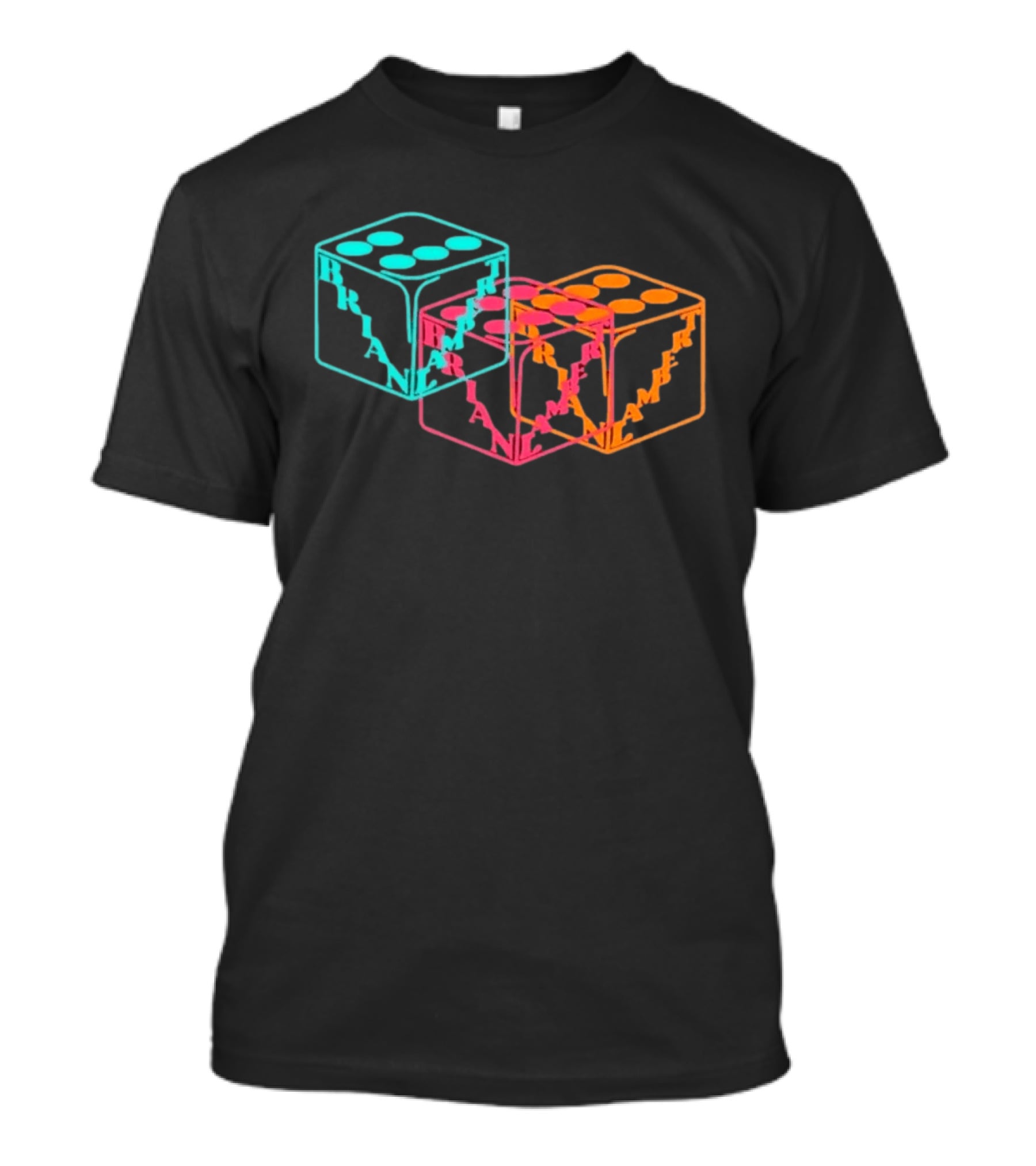 Green Bay Packers Lambert Fiesta Dice Neon Dice T-Shirt