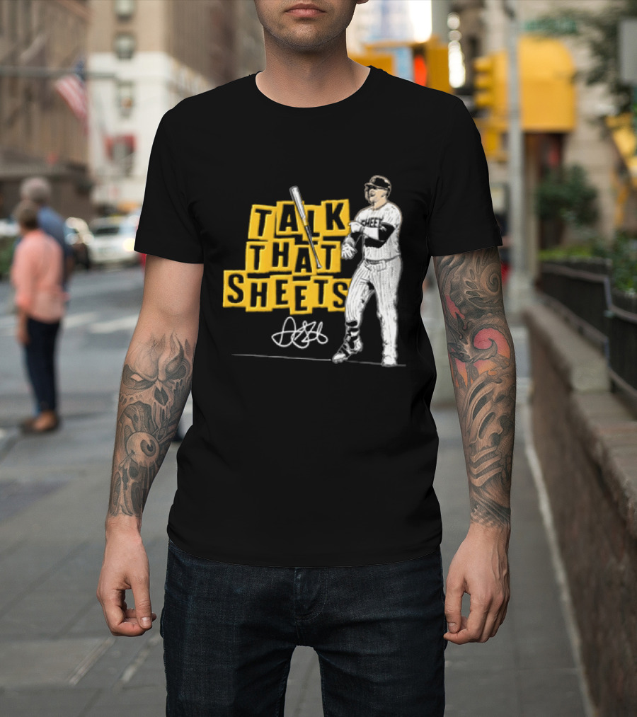 San Diego Padres Fernando Tatis Jr Talk That Sheets Baseball Player Batting Pose 23 T-Shirt