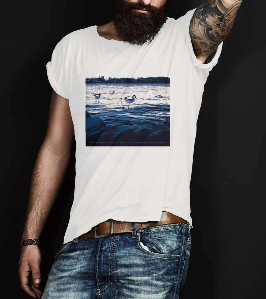 Donnerstag 01.10.2026 Columbiahhalle Berlin Death Cab For Cutie Birds By Water T-Shirt