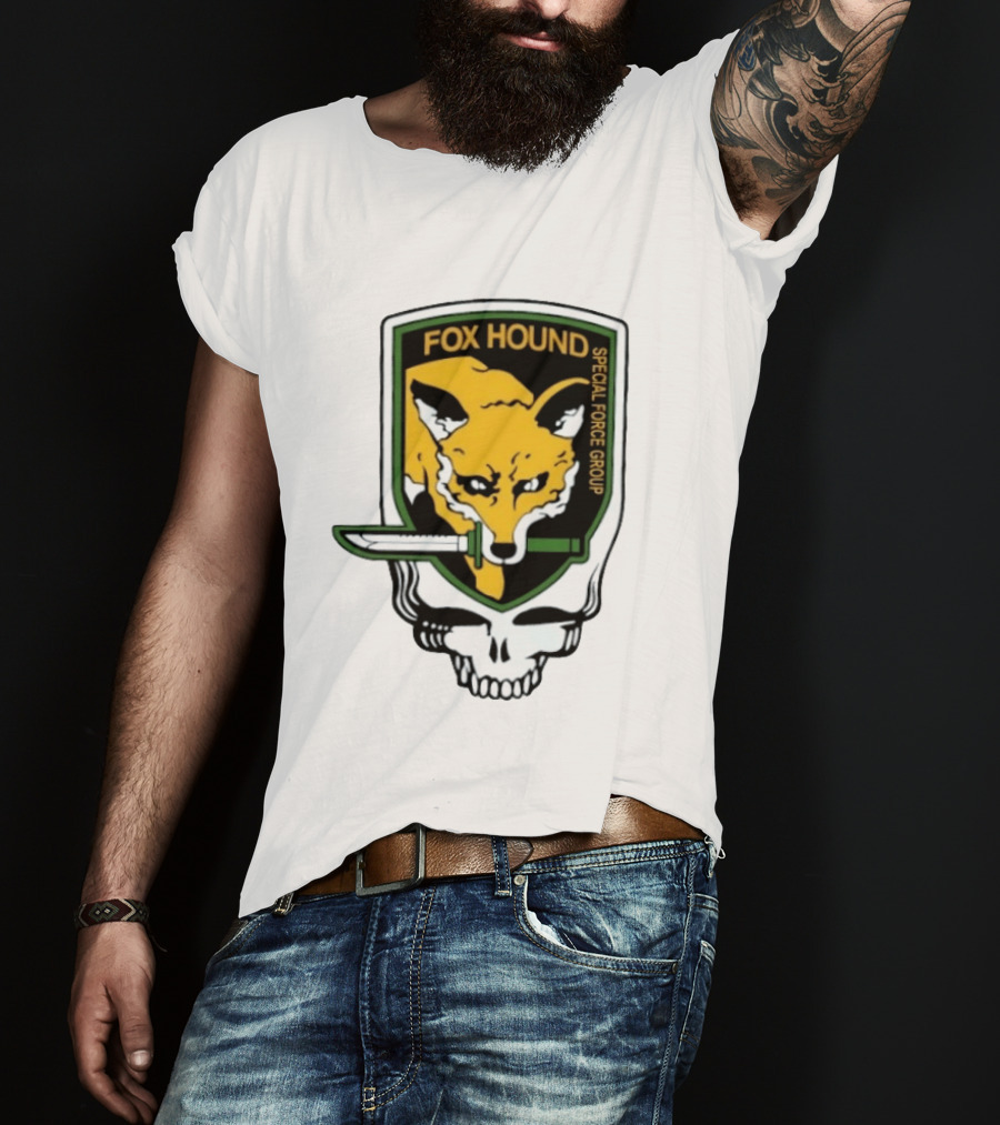 Fox Hound Special Force Group Grateful Dead Steal Your Face Patch T-Shirt