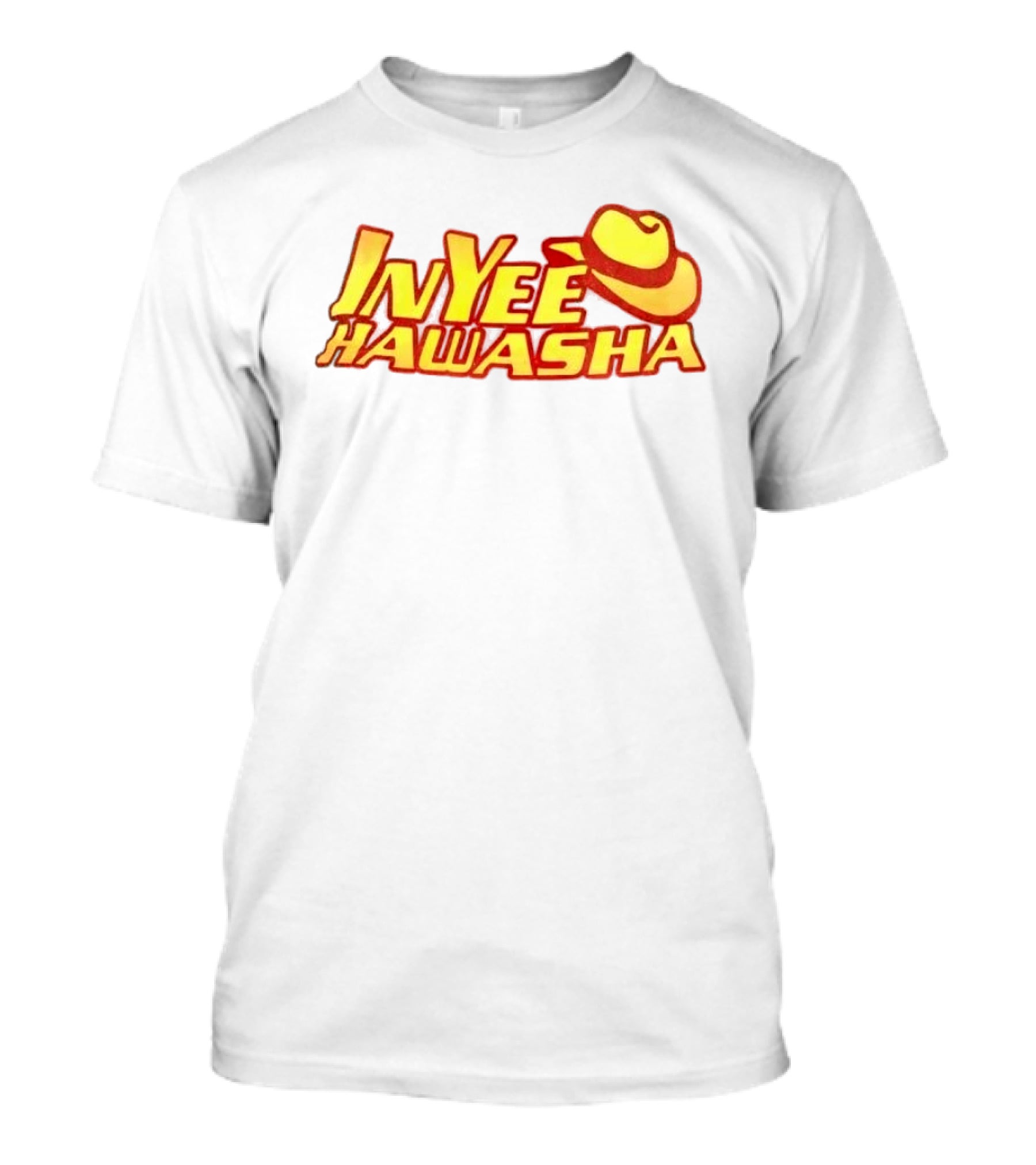 Inyee Hawasha Yellow Red Cowboy Hat T-Shirt