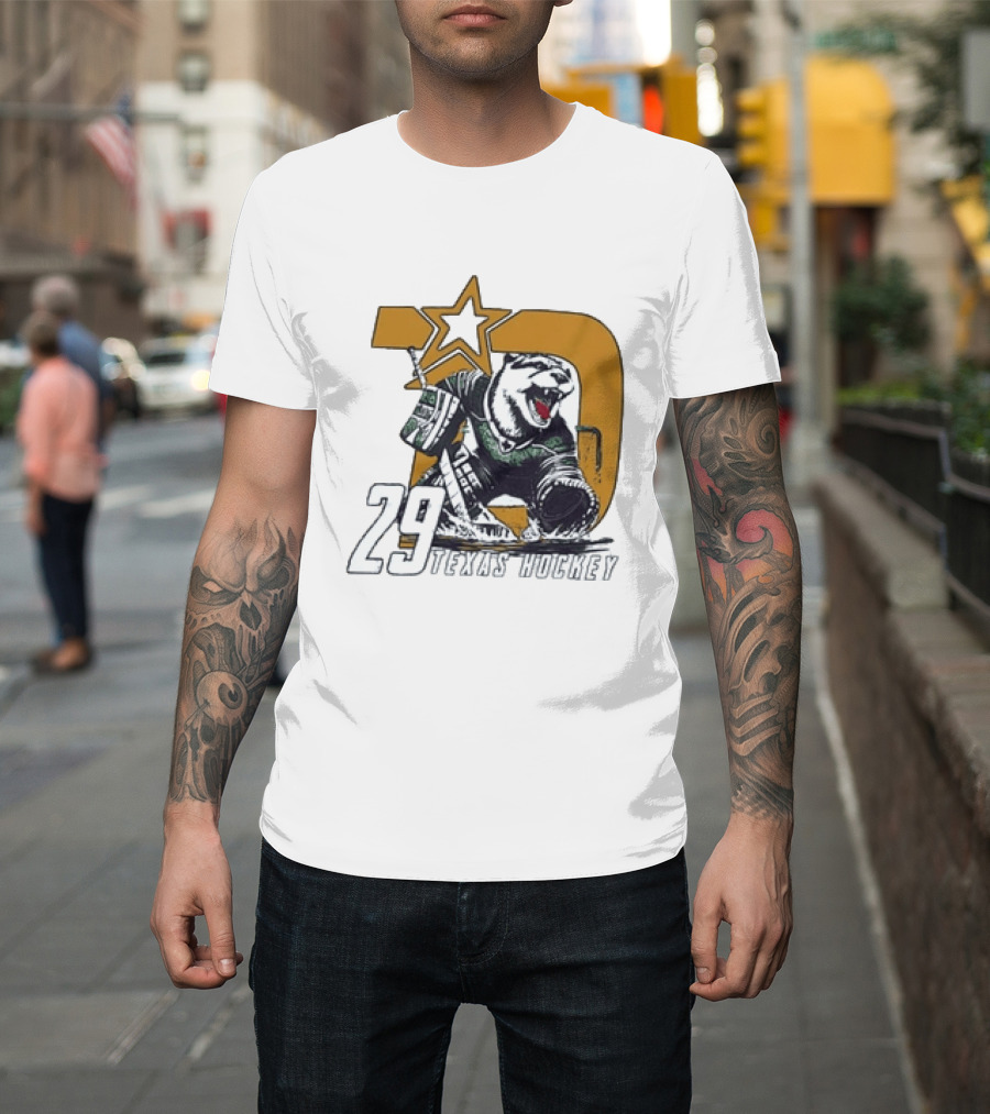 Texas Hockey Otter 29 Dallas Stars T-Shirt