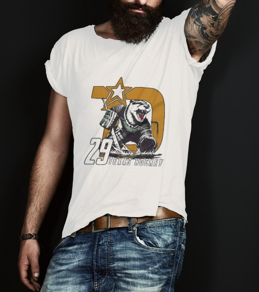 Texas Hockey Otter 29 Dallas Stars T-Shirt