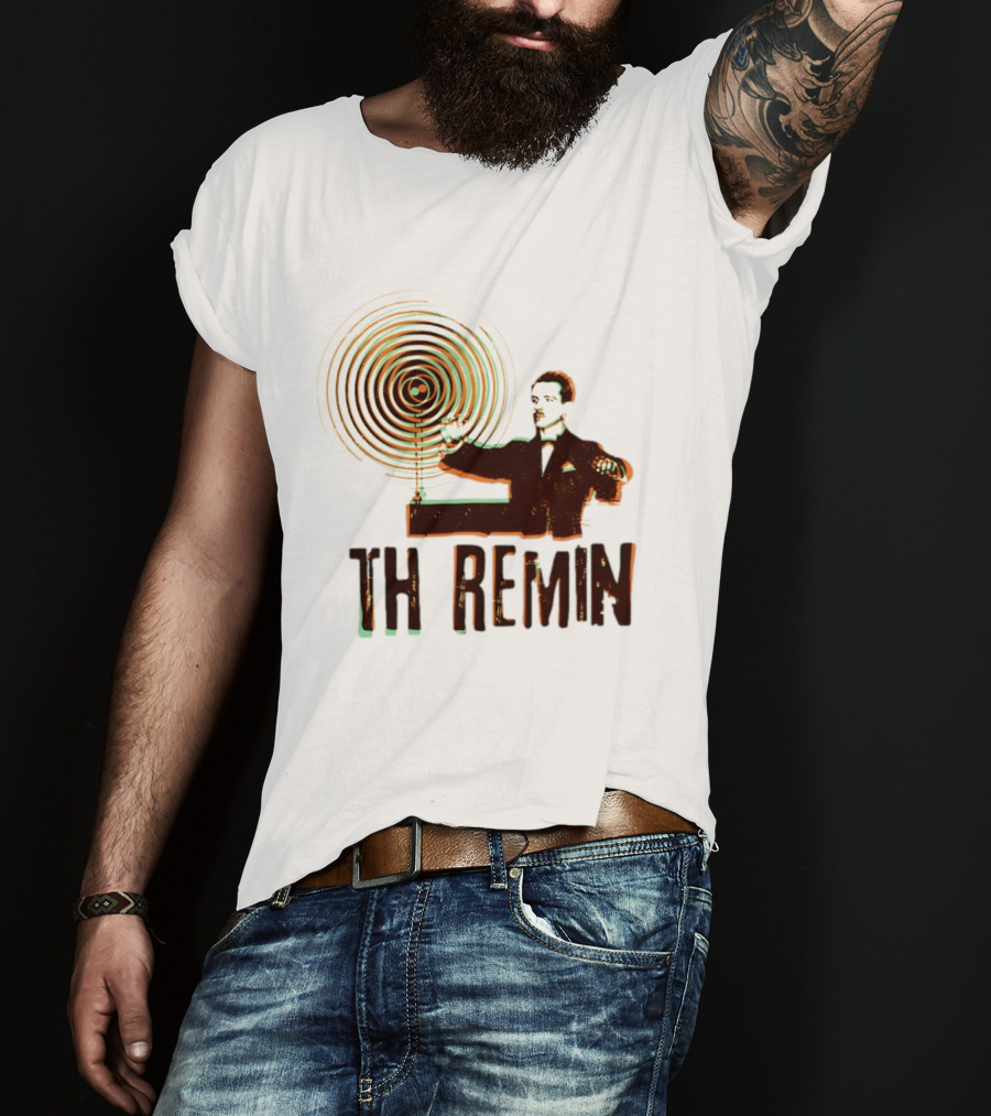 Theremin Electronic Music Leon Theremin Playing Instrument T-Shirt