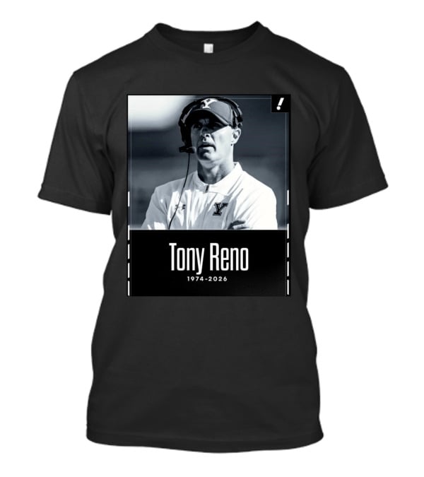 Tony Reno 1974 2026 Yale Coach Memorial T-Shirt