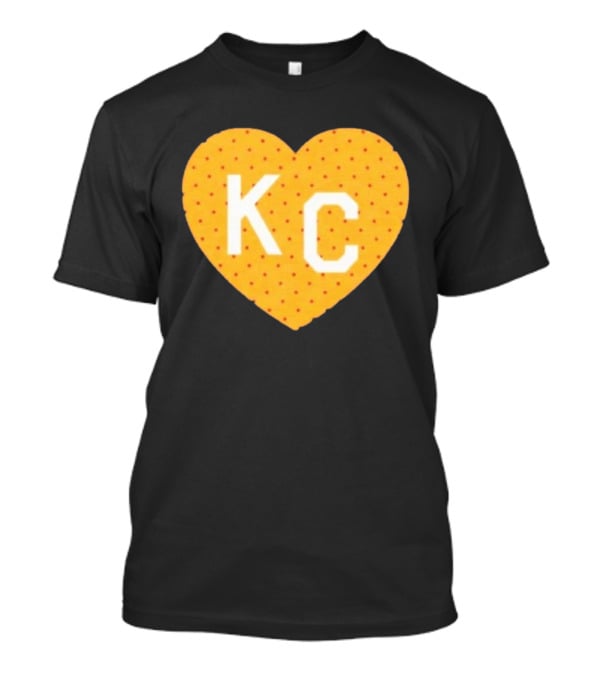 Kansas City Chiefs KC Heart Polka Dot Fan T-Shirt