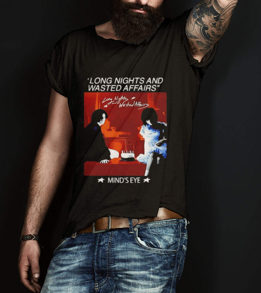 Long Nights And Wasted Affairs Mind's Eye Vintage Party Scene T-Shirt