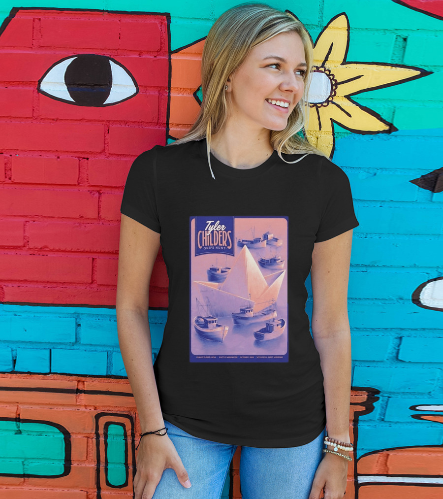 Tyler Childers Snipe Hunt Climate Pledge Arena Seattle Washington October 3 2026 With Special Guest Vermescal T-Shirt
