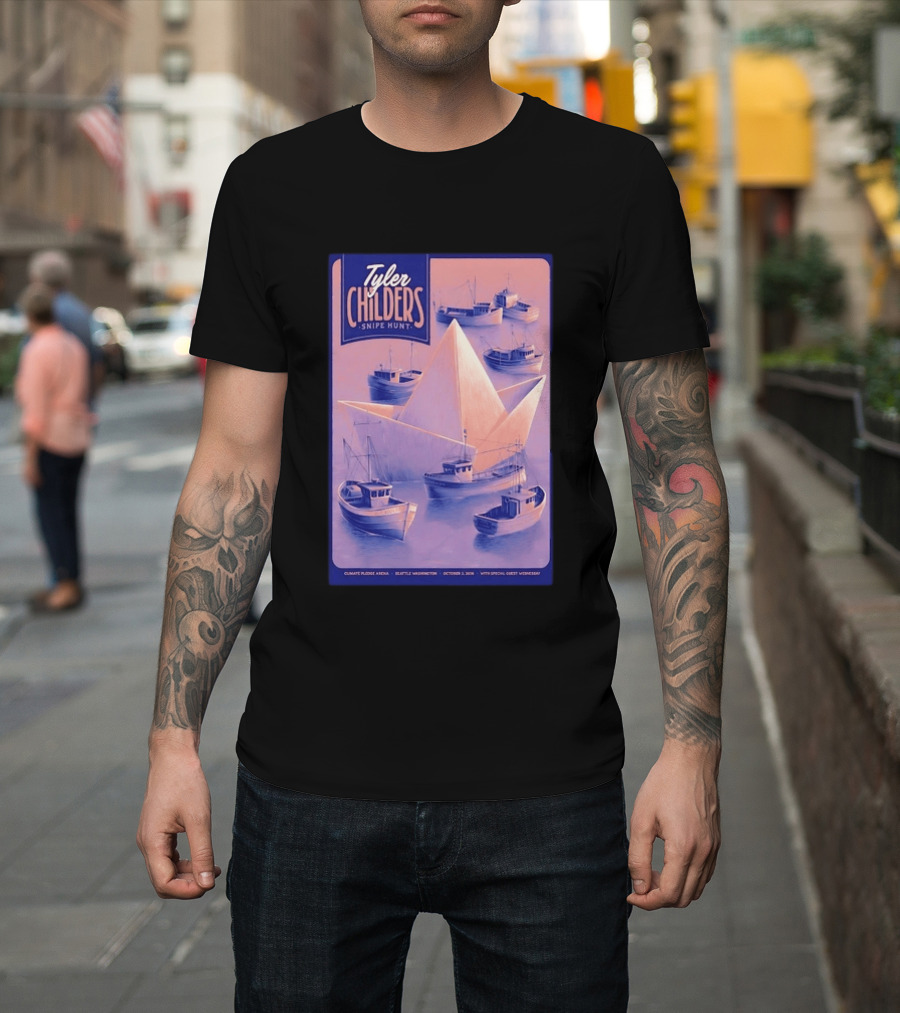 Tyler Childers Snipe Hunt Climate Pledge Arena Seattle Washington October 3 2026 With Special Guest Vermescal T-Shirt