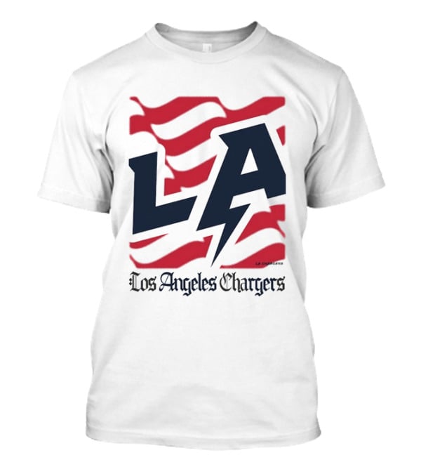 Los Angeles Chargers LA Football Bold Team Spirit T-Shirt