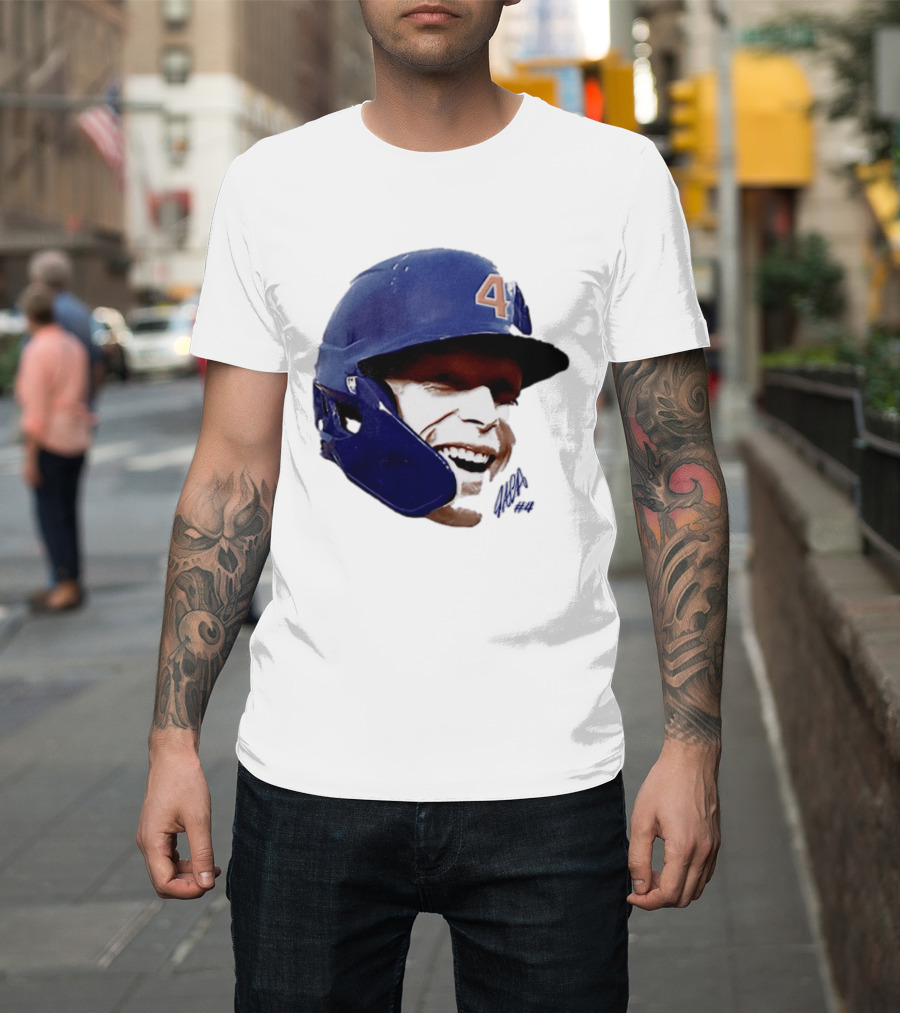 Pete Crow Armstrong Chicago Cubs Big Head Number 40 Baseball T-Shirt